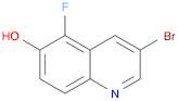 6-Quinolinol, 3-bromo-5-fluoro-