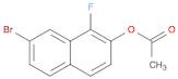 2-Naphthalenol, 7-bromo-1-fluoro-, 2-acetate