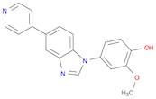 Phenol, 2-methoxy-4-[5-(4-pyridinyl)-1H-benzimidazol-1-yl]-