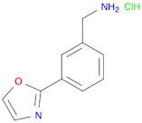 Benzenemethanamine, 3-(2-oxazolyl)-, hydrochloride (1:1)