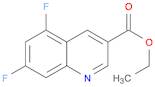 3-Quinolinecarboxylic acid, 5,7-difluoro-, ethyl ester