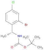 Carbamic acid, N-[(1R)-1-(2-bromo-4-chlorophenyl)ethyl]-, 1,1-dimethylethyl ester