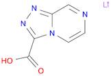 1,2,4-Triazolo[4,3-a]pyrazine-3-carboxylic acid, lithium salt (1:1)