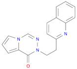 Pyrrolo[1,2-d][1,2,4]triazin-1(2H)-one, 2-[2-(2-quinolinyl)ethyl]-