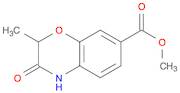 2H-1,4-Benzoxazine-7-carboxylic acid, 3,4-dihydro-2-methyl-3-oxo-, methyl ester