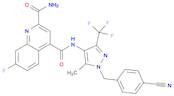 2,4-Quinolinedicarboxamide, N4-[1-[(4-cyanophenyl)methyl]-5-methyl-3-(trifluoromethyl)-1H-pyrazo...