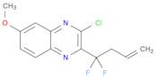 Quinoxaline, 3-chloro-2-(1,1-difluoro-3-buten-1-yl)-6-methoxy-