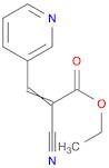 2-Propenoic acid, 2-cyano-3-(3-pyridinyl)-, ethyl ester