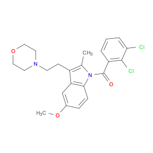 Methanone, (2,3-dichlorophenyl)[5-methoxy-2-methyl-3-[2-(4-morpholinyl)ethyl]-1H-indol-1-yl]-