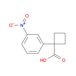 Cyclobutanecarboxylic acid, 1-(3-nitrophenyl)-