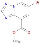 [1,2,4]Triazolo[1,5-a]pyridine-8-carboxylic acid, 6-bromo-, methyl ester