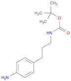 Carbamic acid, N-[3-(4-aminophenyl)propyl]-, 1,1-dimethylethyl ester