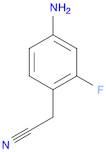 Benzeneacetonitrile, 4-amino-2-fluoro-