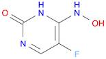 2(1H)-Pyrimidinone, 5-fluoro-6-(hydroxyamino)-