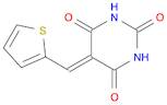 2,4,6(1H,3H,5H)-Pyrimidinetrione, 5-(2-thienylmethylene)-