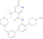 3-Pyridinecarboxamide, 1,6-dihydro-N-[4-(4-methyl-1-piperazinyl)-3'-(4-morpholinylmethyl)[1,1'-b...