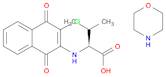 L-Valine, N-(3-chloro-1,4-dihydro-1,4-dioxo-2-naphthalenyl)-, compd. with morpholine (1:1) (9CI)