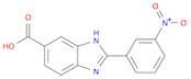 1H-Benzimidazole-6-carboxylic acid, 2-(3-nitrophenyl)-