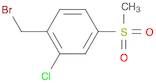 Benzene, 1-(bromomethyl)-2-chloro-4-(methylsulfonyl)-