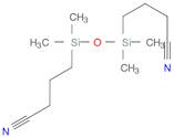 Butanenitrile, 4,4'-(1,1,3,3-tetramethyl-1,3-disiloxanediyl)bis-