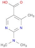 5-Pyrimidinecarboxylic acid, 2-(dimethylamino)-4-methyl-