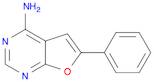 Furo[2,3-d]pyrimidin-4-amine, 6-phenyl-