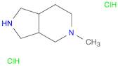 1H-Pyrrolo[3,4-c]pyridine, octahydro-5-methyl-, hydrochloride (1:2)