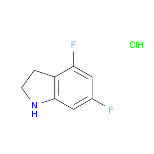 1H-Indole, 4,6-difluoro-2,3-dihydro-, hydrochloride (1:1)