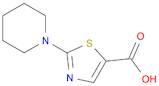 5-Thiazolecarboxylic acid, 2-(1-piperidinyl)-