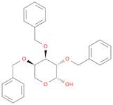 β-D-Arabinopyranose, 2,3,4-tris-O-(phenylmethyl)-