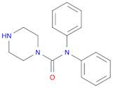 1-Piperazinecarboxamide, N,N-diphenyl-