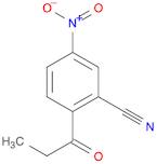 Benzonitrile, 5-nitro-2-(1-oxopropyl)-