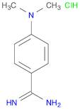 Benzenecarboximidamide, 4-(dimethylamino)-, hydrochloride (1:1)