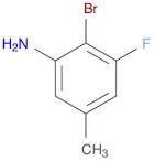 Benzenamine, 2-bromo-3-fluoro-5-methyl-