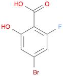 Benzoic acid, 4-bromo-2-fluoro-6-hydroxy-