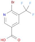 3-Pyridinecarboxylic acid, 6-bromo-5-(trifluoromethyl)-