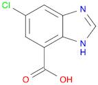 1H-Benzimidazole-7-carboxylic acid, 5-chloro-