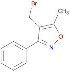 Isoxazole, 4-(bromomethyl)-5-methyl-3-phenyl-