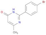 4(3H)-Pyrimidinone, 2-(4-bromophenyl)-6-methyl-