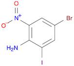 Benzenamine, 4-bromo-2-iodo-6-nitro-