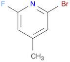 Pyridine, 2-bromo-6-fluoro-4-methyl-