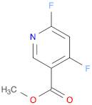 3-Pyridinecarboxylic acid, 4,6-difluoro-, methyl ester