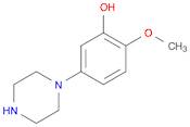 Phenol, 2-methoxy-5-(1-piperazinyl)-