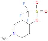 Methanesulfonic acid, 1,1,1-trifluoro-, 1,2,3,6-tetrahydro-1-methyl-4-pyridinyl ester