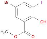 Benzoic acid, 5-bromo-2-hydroxy-3-iodo-, methyl ester