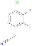 Benzeneacetonitrile, 4-chloro-2,3-difluoro-