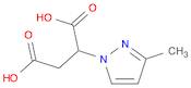 Butanedioic acid, 2-(3-methyl-1H-pyrazol-1-yl)-