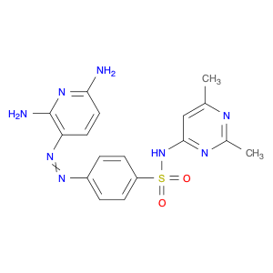 Benzenesulfonamide, 4-[2-(2,6-diamino-3-pyridinyl)diazenyl]-N-(2,6-dimethyl-4-pyrimidinyl)-