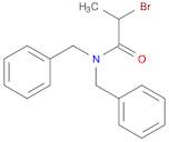 Propanamide, 2-bromo-N,N-bis(phenylmethyl)-