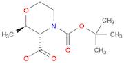 3,4-Morpholinedicarboxylic acid, 2-methyl-, 4-(1,1-dimethylethyl) ester, (2R,3S)-